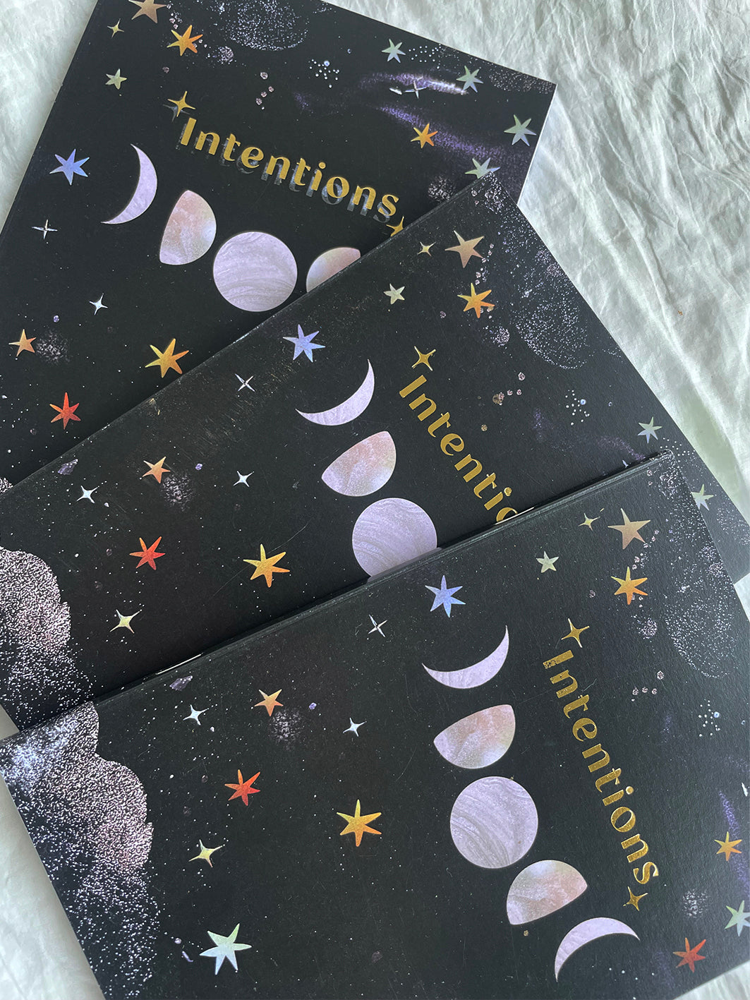 Seconds 'intentions' notebook set of 3