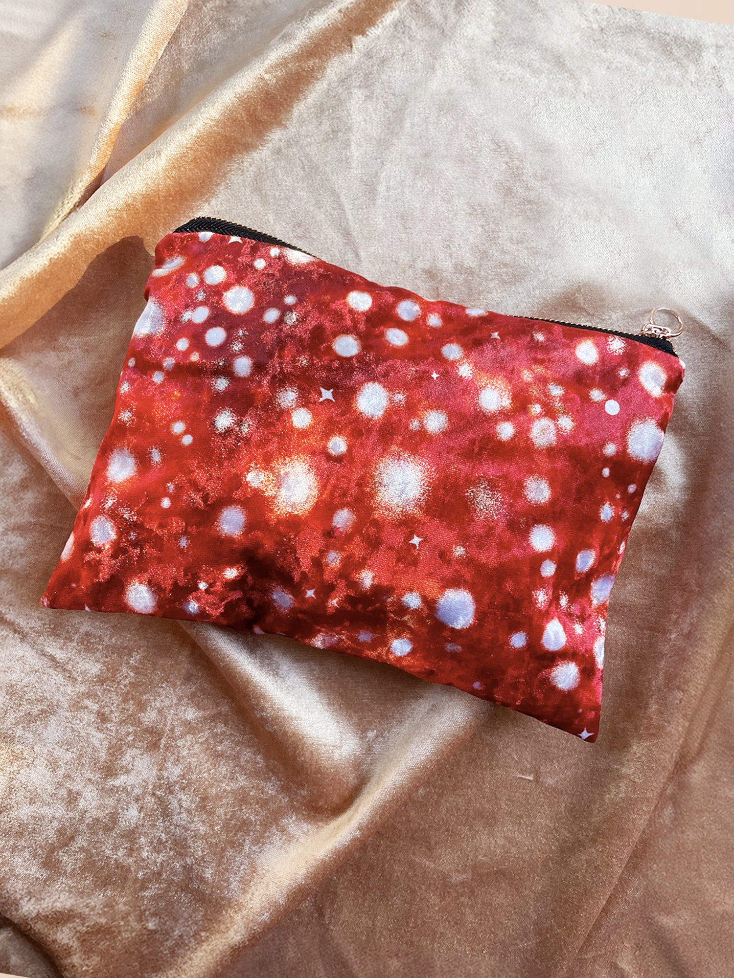 Amanita Magic Mushroom velvet bag