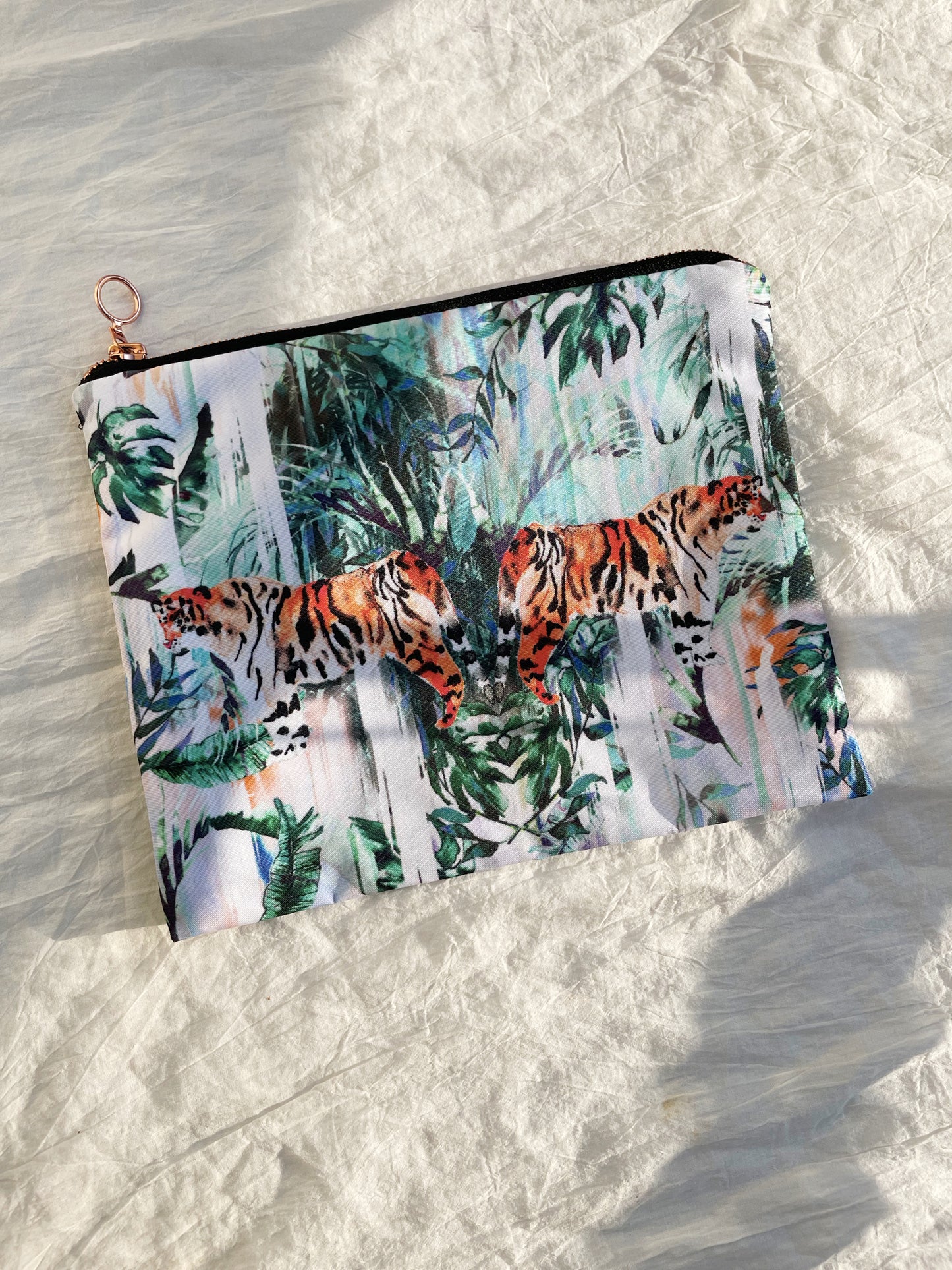 Tiger Jungle travel cosmetic bag