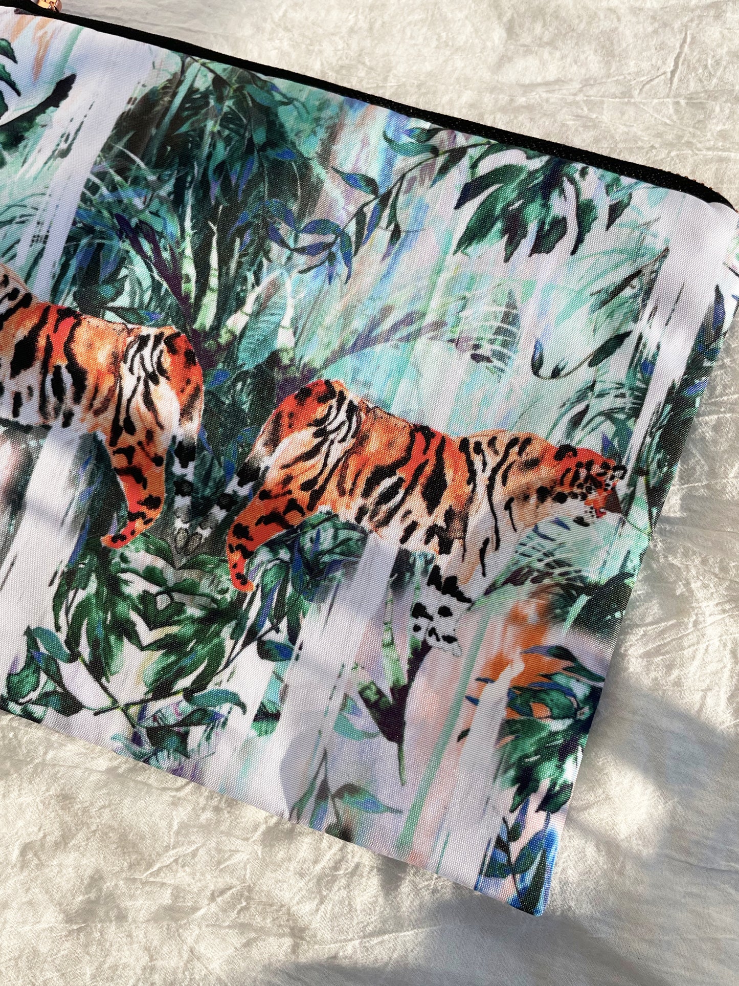Tiger Jungle travel cosmetic bag