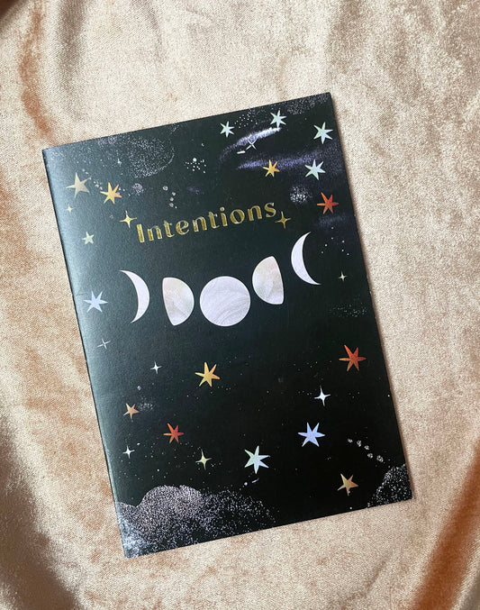 SECONDS Moon phases  'INTENTIONS' notebook