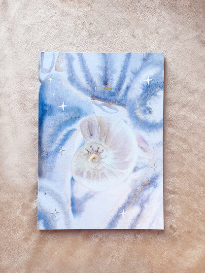 Call of the sea Ammonite shell notebook