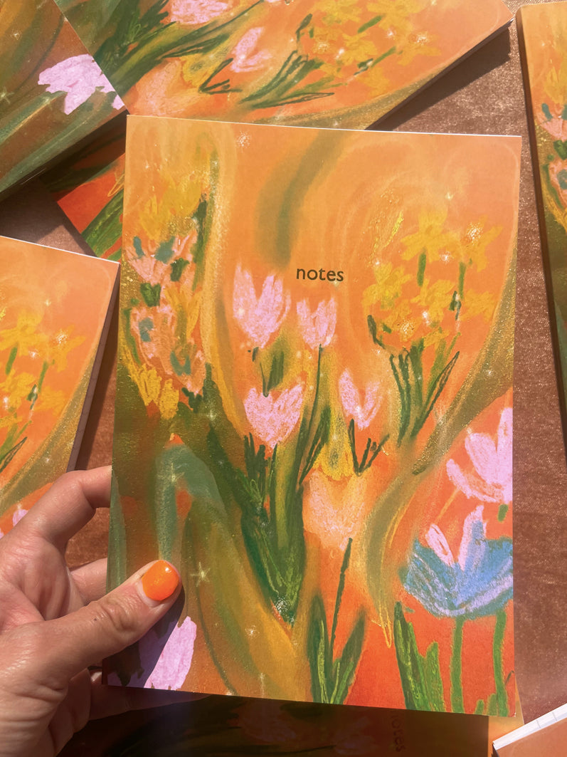 Dance Of The Tulips Recycled Notebook