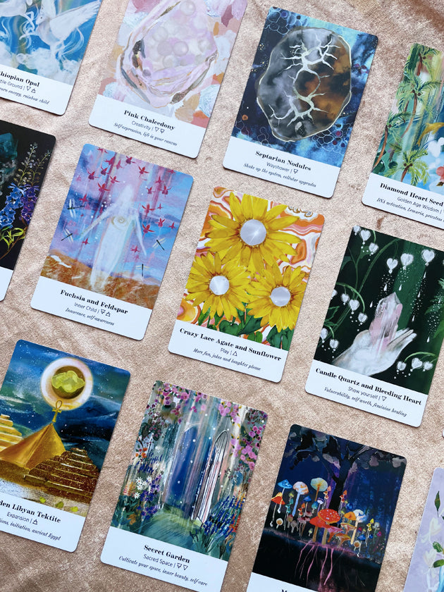 Earth Alchemy oracle deck & guide book