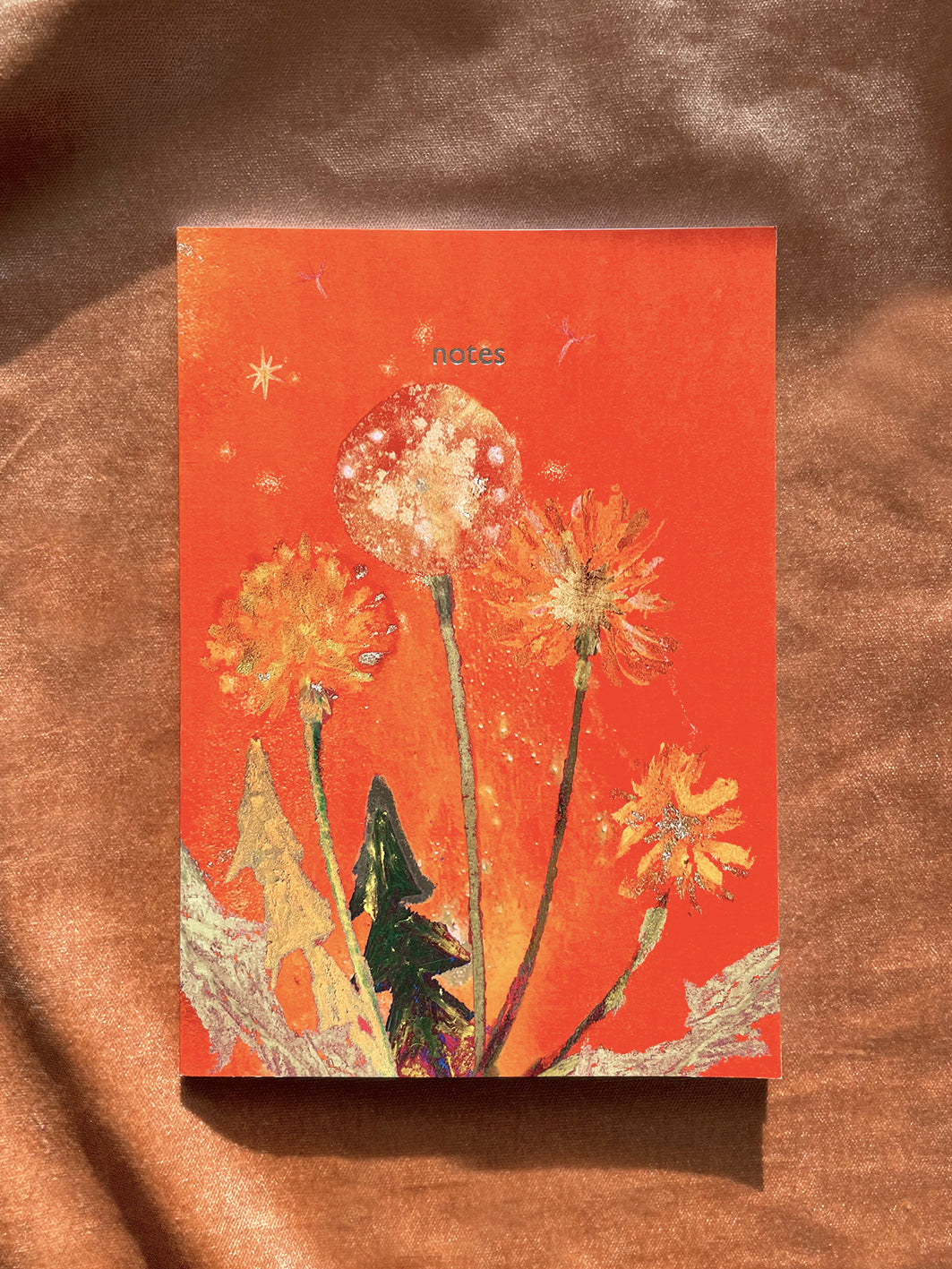 Hold Onto Your Hope Dandelion Recycled Notebook