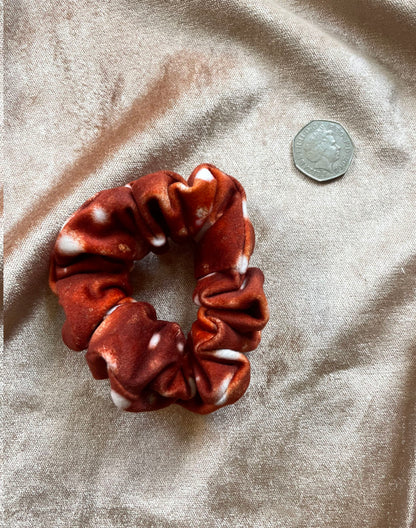 Small Matte Amanita Magic Mushroom Scrunchie