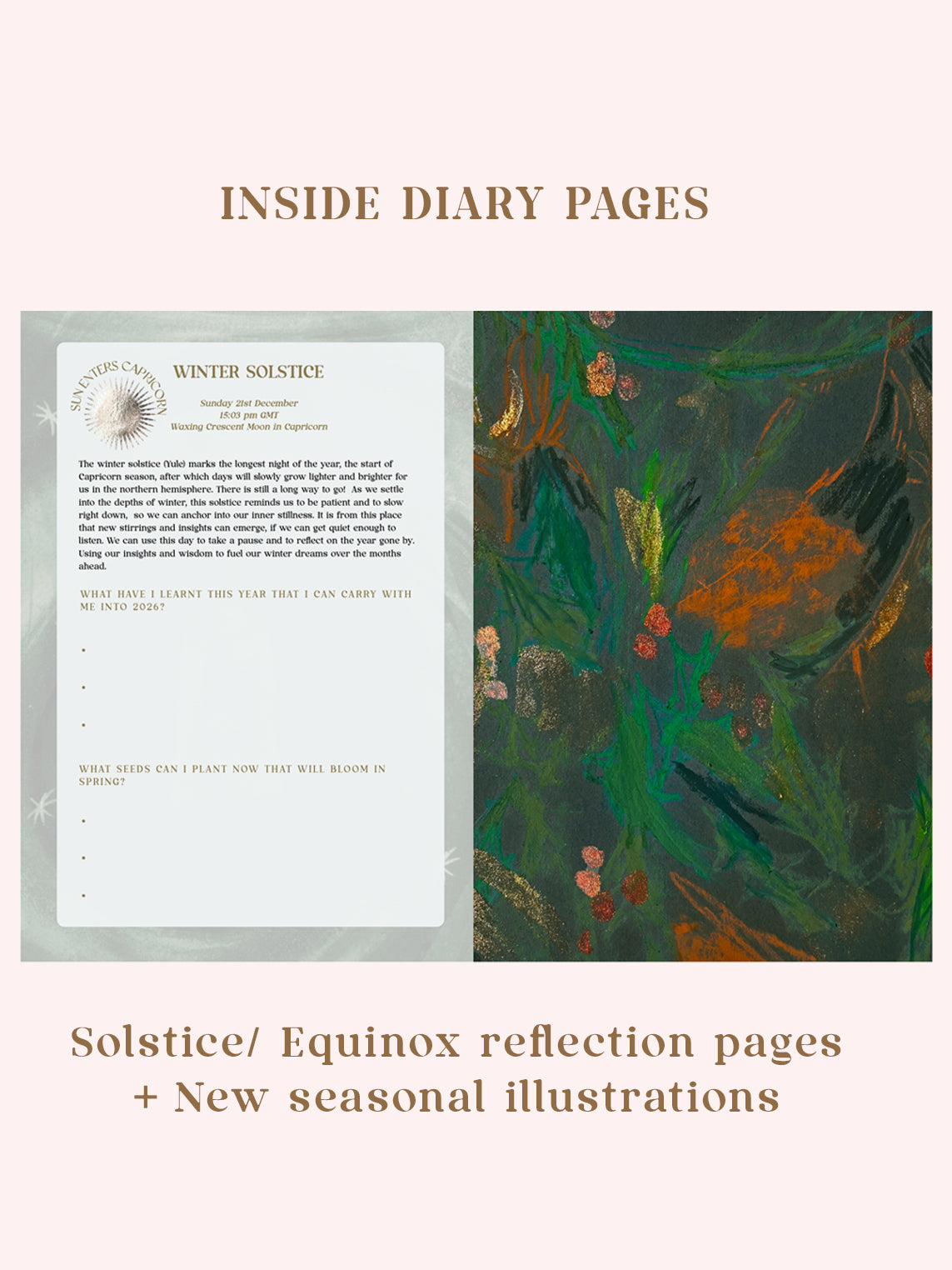 PREORDER Mid year  Lunar Moon Diary 2025/2026