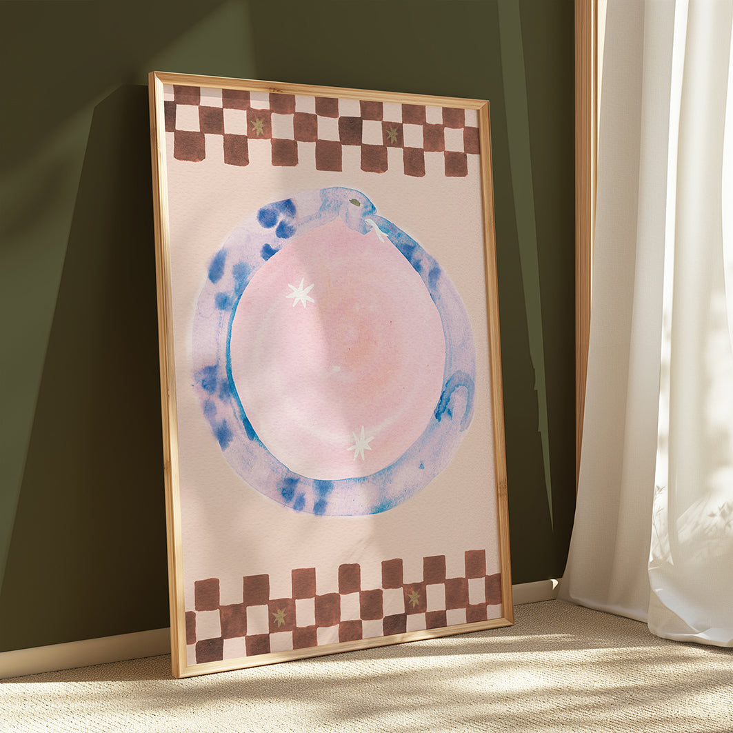 Ouroboros Snake Art print