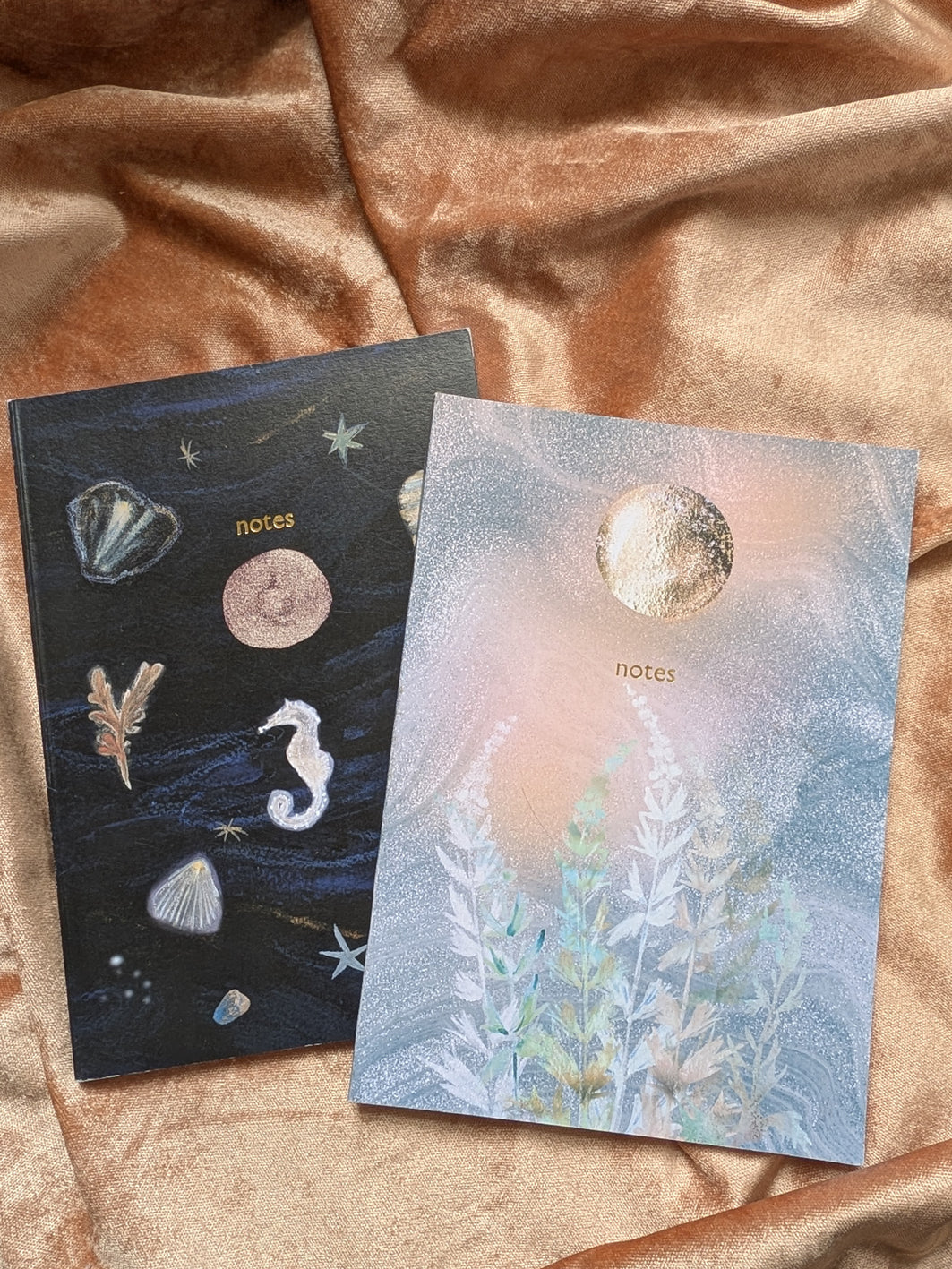 SECONDS Sea Treasure + Mugwort Reverie Notebook set