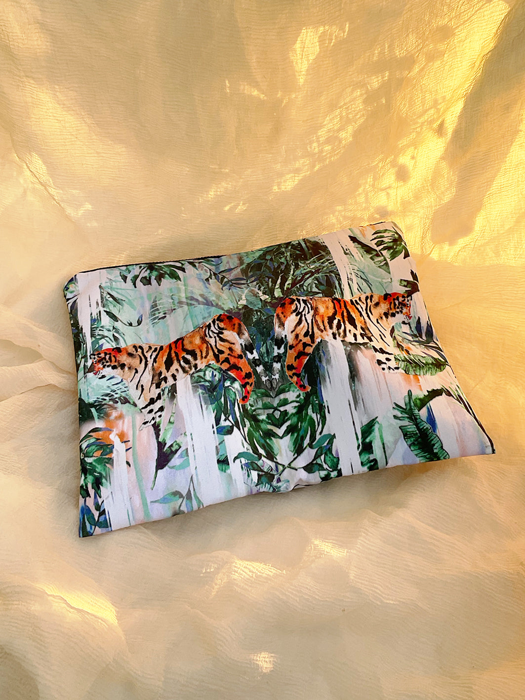 Tiger Jungle travel cosmetic bag