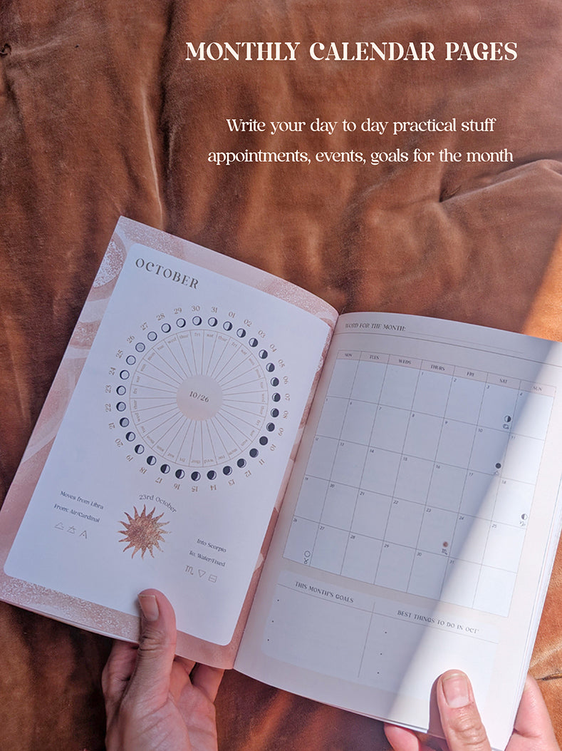 Mid Year Moon diary 2026/2027 (USA ORDERS ONLY)