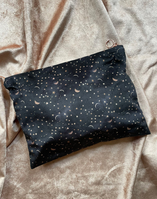 Constellations velvet bag