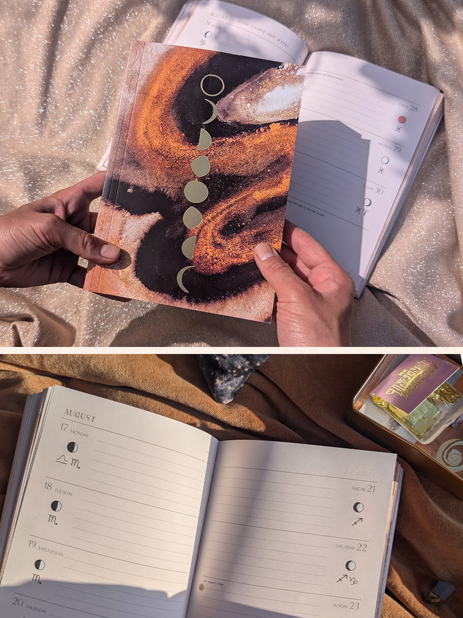 Mid Year Moon diary 2026/2027 (USA ORDERS ONLY)