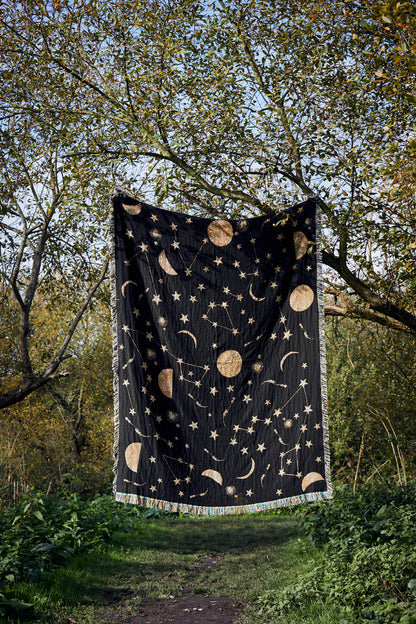 Constellations woven throw/blanket