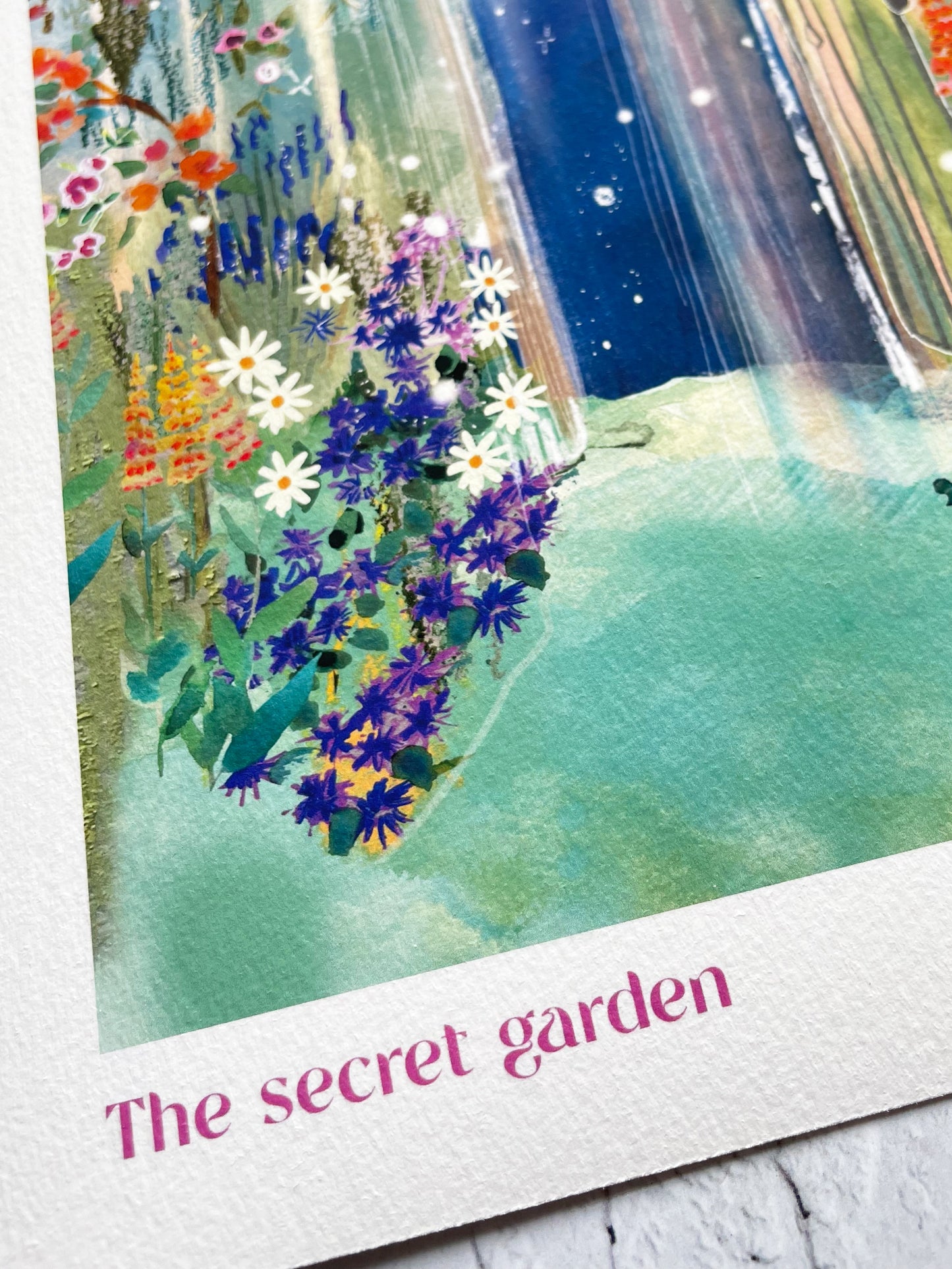 Secret Fae garden giclée art print