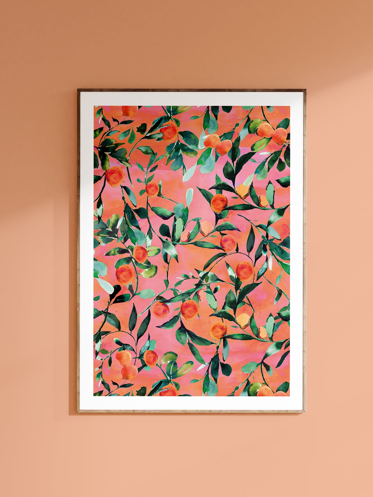 Orange tree giclée art print